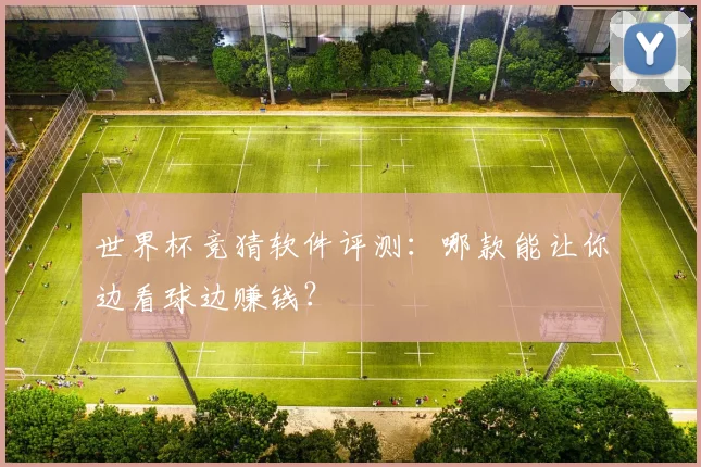 世界杯竞猜软件评测：哪款能让你边看球边赚钱？